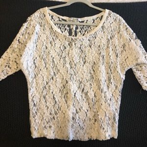 White lace top from Forever 21